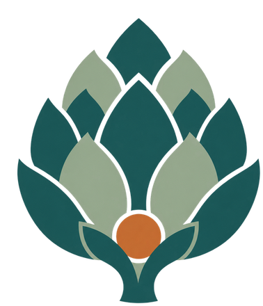 Знак ai•artishok — цельный артишок